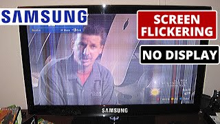 How To Fix SAMSUNG TV Screen Flickering and ON amp OFF  TV Display Problems amp Repair [upl. by Atiragram]