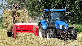 Balen persen met New Holland en Lely Welger  Erik van Essen  2017 [upl. by Lseil]