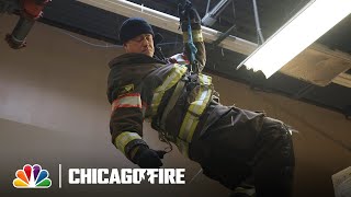 Severide Drops Through the Roof of a Hostage Scene  NBC’s Chicago Fire [upl. by Argela]