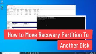 Move Recovery Partition To Another Disk [upl. by Kelbee]