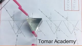 Angle of minimum deviation experiment for class 12 Prism experimentAngle of minimum deviation [upl. by Acisse518]