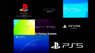 All Playstation Startup Screens Including Different Startups 19942020 [upl. by Alletsyrc]