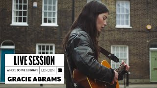 Gracie Abrams  Where do we go now  Live Session [upl. by Kincaid]