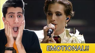 Måneskin  Coraline Sanremo 2022 Reaction [upl. by Kire]