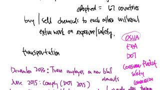 CTC 110 Finding Hazard Info GHS DOT OSHA SDS and Transportation of Chemicals Part 3 [upl. by Arocet317]