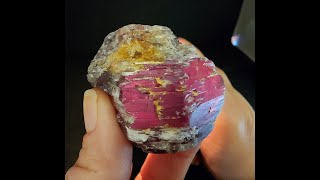 Rare GemQuality Pink Diaspore Color Change Gemstone Csarite 660 ct 465 oz [upl. by Gladwin]