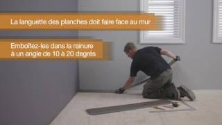 Comment installer la planche de vinyle de verrouillage [upl. by Glad]