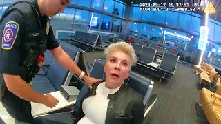 Karen Goes Absolutely Ballistic After She Assaults 3 Flight Attendants [upl. by Enrica]