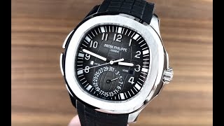 Patek Philippe Aquanaut Travel Time 5164A001 Patek Philippe Watch Review [upl. by Erreipnaej98]