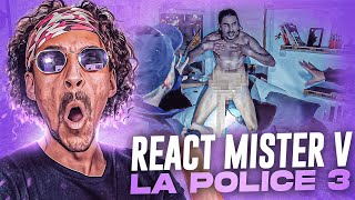 JAI PLEURÉ DE RIRE  REACT LA POLICE 3 DE MISTER V [upl. by Arber]