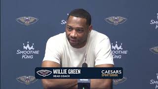 Willie Green recaps win against Denver  PelicansNuggets Postgame 111524 [upl. by Gwynne]