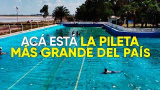 LA PILETA MÁS GRANDE DE ARGENTINA Un oasis que seguro no conocías y que está en Buenos Aires [upl. by Nilyak]