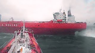 Biggest Ship Collisions and Mistakes Caught On Camera [upl. by Dnalyar]