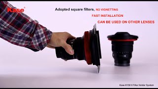 KASE K150 UNIVERSAL FILTER HOLDER For SONY 1224mm F4 Fuji816mmNikon 1424mmTarmon 1530mm etc [upl. by Rozelle]