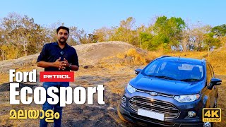 Ford Ecosport Petrol Review in Malayalam  Used Cars Review  4K  Car Master [upl. by Ymarej]