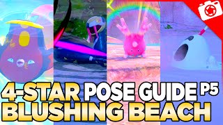 Blushing Beach 4Star Pose amp Request Guide  New Pokemon Snap [upl. by Janela]