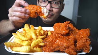 Buffalo Boneless Chicken Wings Recipe [upl. by Drice]