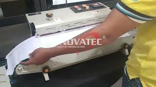 TUTORIAL MESIN LIPAT BANNER FR 800 INNOVATEC [upl. by Remlap]