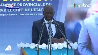 LIVE  INAUGURATION DU NOUVEAU SIEGE DE LASSEMBLEE PROVINCIALE DU HAUT KATANGA [upl. by Nylak]