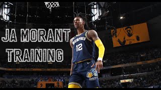 JA MORANT TRAINING MOTIVATION BASKETBALL 🏀 [upl. by Elleirol]