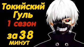 ТОКИЙСКИЙ ГУЛЬ 1 СЕЗОН ЗА 38 МИНУТ [upl. by Asor]