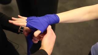 HOW TO WRAP HANDS FOR BOXING 180quot [upl. by Anuaek]