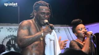 Burna Boy  Yawa Dey Spinlet sponsored Afropolitan Vibes Oct 2015 [upl. by Hannavahs]