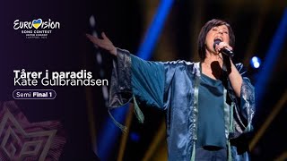 Kate Gulbrandsen  Tårer i paradis  LIVE Melodi Grand Prix 2023 SemiFinal 1 [upl. by Liatris]