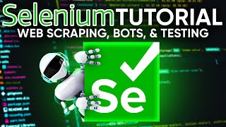 Python Selenium Tutorial  Automate Websites and Create Bots [upl. by Shepard]