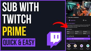 How to Use Twitch Prime Sub on Android amp iPhone 2024 [upl. by Jannel630]