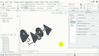 Creo Customised Exploded View in Drawing [upl. by Scurlock978]