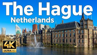 The Hague Netherlands Walking Tour 4k Ultra HD 60fps – With Captions [upl. by Ashly384]