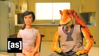 JarJar for Gecko Insurance  Robot Chicken  Adult Swim [upl. by Giguere]