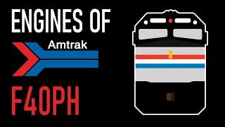 Engines of Amtrak  EMD F40PH [upl. by Dira978]