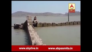 Gaikwad historical palace showed due to water level law in Ukai dam [upl. by Bidle]