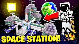 How to BUILD a SPACE STATION in MINECRAFT [upl. by Oderfodog79]