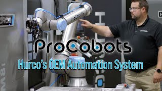 Hurcos OEM Automation System ProCobots [upl. by Boardman]