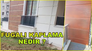 DIŞ CEPHE FUGALI KAPLAMA NEDİR  MANTOLAMA  KAPLAMA NASIL YAPILIR  inşaatişleri şantiye [upl. by Lalib]