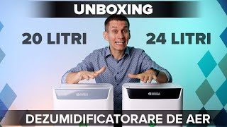 Unboxing dezumidificatoare de aer Aquaria 20P si 24P de la Olimpia Splendid [upl. by Anabahs656]