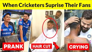 Cricketers surprising their fans  Beautiful amp Heart Touching Respect Moments in cricket 2024 [upl. by Nivahb]