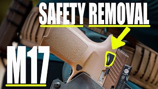 SIG P320 M17 Safety Removal [upl. by Pedersen]