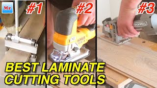 3 Best Tools for Cutting Laminate Vinyl Floor Laminate cutter Jigsaw Small Saw MrYoucandoityourself [upl. by Ardekahs]