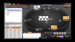 Europebet PLO 510  straight flush [upl. by Ferrick691]