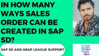 How to create sales order in SAP SD In many ways [upl. by Halueb656]