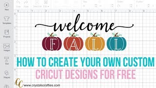 How to make custom Cricut designs [upl. by Obau]