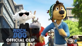 Rock Dog 2017 Movie – Official Clip “The Chase” [upl. by Adierf75]