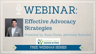 WEBINAR Effective Advocacy Strategies [upl. by Vaughan]