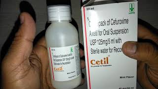 Cetil Suspension uses composition precaution amp review in Hindi [upl. by Ardnwahsal]