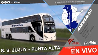 🔴 En VIVO  S S de JUJUY  PUNTA ALTA  Simulación ETS2  Servicio Real Andesmar [upl. by Runkel430]