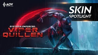 Dystopia Enforcer Quillen Viper Skin Spotlight  Garena AOV Arena of Valor [upl. by Ttehr]